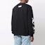 Shop HERON PRESTON FW21 Sweater Hitam Lengan Panjang Pria dengan Desain Grafis. HMBA016F21JER0051001