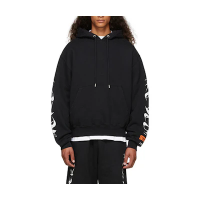 Heron Preston FW21 Letter Print Hoodie Men’s Black 212967M202003