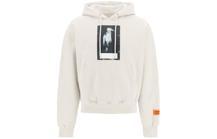 Heron Preston FW21 Organic Cotton Hoodie Grey 212967M202000