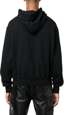 HERON PRESTON FW22 黑色印花抽绳连帽衫. HMBB024F22JER0121010 Shop HERON PRESTON FW22 黑色印花抽绳连帽衫. HMBB024F22JER0121010