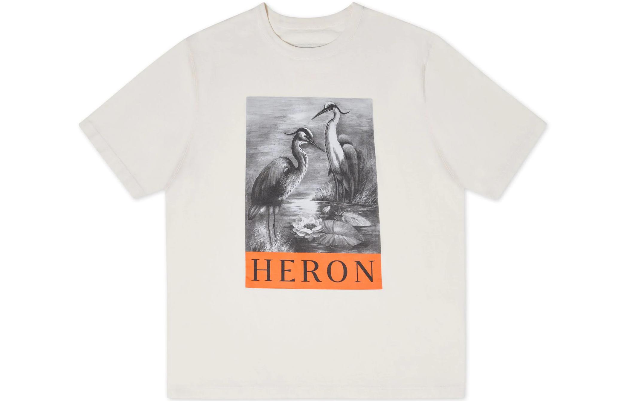 HERON PRESTON FW22 Animal Print Logo Graphic T-Shirt Men’s HMAA032C99JER0030110
