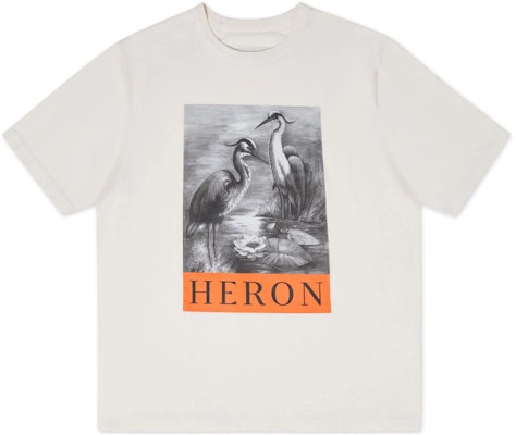 HERON PRESTON FW22 Kaos Pria Motif Hewan dengan Logo Grafik HMAA032C99JER0030110 Buy HERON PRESTON FW22 Kaos Pria Motif Hewan dengan Logo Grafik HMAA032C99JER0030110