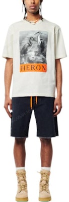 HERON PRESTON FW22 Kaos Pria Motif Hewan dengan Logo Grafik HMAA032C99JER0030110 Lookbook HERON PRESTON FW22 Kaos Pria Motif Hewan dengan Logo Grafik HMAA032C99JER0030110