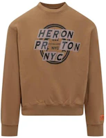 Heron Preston FW22 Brown Letter Print Crewneck Pullover Sweatshirt Casual HMBA020F22JER0086401 Heron Preston FW22 Brown Letter Print Crewneck Pullover Sweatshirt Casual HMBA020F22JER0086401