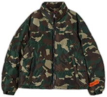 HERON PRESTON FW22 Camo Print Oversized Long Sleeve Cotton Jacket Men. HMED010F22FAB0025900 HERON PRESTON FW22 Camo Print Oversized Long Sleeve Cotton Jacket Men. HMED010F22FAB0025900