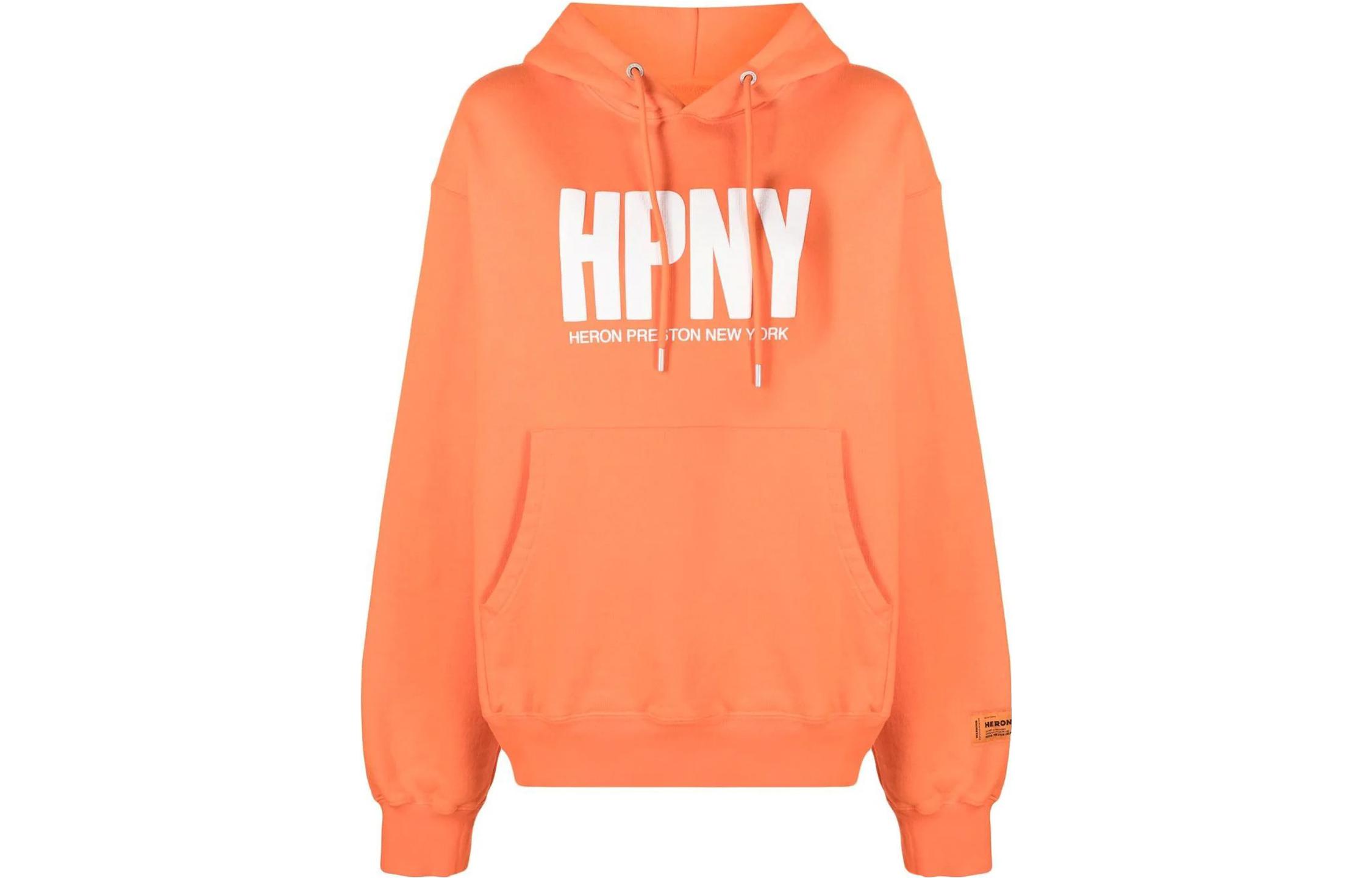 Heron Preston FW22 Hoodie with Logo Letter Print HMBB024C99JER0042201