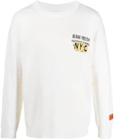 Heron Preston FW22 Letter Print Crewneck Sweatshirt White () HMHE013F22KNI0010110 Heron Preston FW22 Letter Print Crewneck Sweatshirt White () HMHE013F22KNI0010110