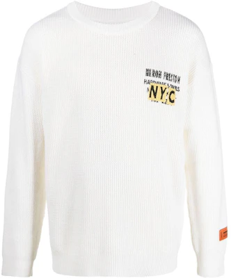 Heron Preston FW22 Letter Print Crewneck Sweatshirt White () HMHE013F22KNI0010110 Buy Heron Preston FW22 Letter Print Crewneck Sweatshirt White () HMHE013F22KNI0010110