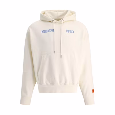 Heron Preston FW22 Letter Tire Print Hoodie White HMBB024F22JER0010140