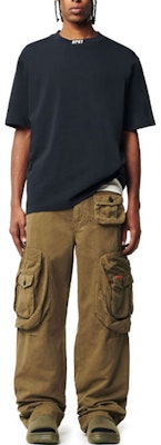 HERON PRESTON FW22 Logo Patch Kaos Grafis Biru Navy Pria. HMAA034C99JER0021001 Lookbook HERON PRESTON FW22 Logo Patch Kaos Grafis Biru Navy Pria. HMAA034C99JER0021001