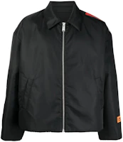 Heron Preston FW22 Logo Patch Zip-Up Jacket Black () HMEA081F22FAB0011000 Heron Preston FW22 Logo Patch Zip-Up Jacket Black () HMEA081F22FAB0011000