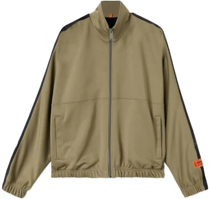 Heron Preston FW22 Jaket High-Neck Logo Badge Hijau Olive Pria HMBD006F22JER0016100 Buy Heron Preston FW22 Jaket High-Neck Logo Badge Hijau Olive Pria HMBD006F22JER0016100