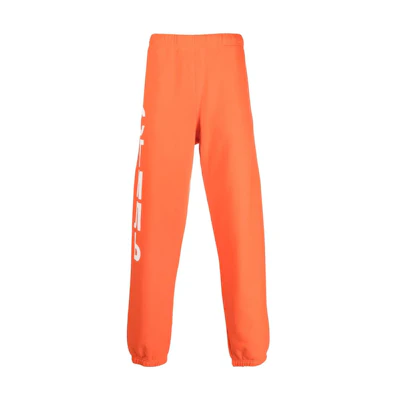 HERON PRESTON FW22 Side Logo Jogger Pants Orange HMCH027C99JER0012201