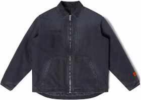 Heron Preston FW22 Washed Zip-Up Collared Jacket Black Men’s Long Sleeve HMEA062S23FAB0021000 Heron Preston FW22 Washed Zip-Up Collared Jacket Black Men’s Long Sleeve HMEA062S23FAB0021000