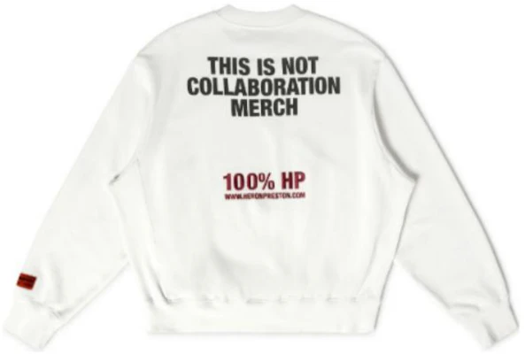 Heron Preston FW22 White Letter Print Crewneck Casual Sweatshirt Men HMBA020S23JER0070110 Buy Heron Preston FW22 White Letter Print Crewneck Casual Sweatshirt Men HMBA020S23JER0070110