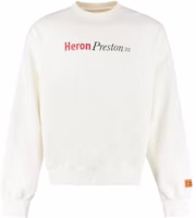 Heron Preston FW22 White Logo Graphic Crewneck Sweatshirt Fashion HMBA020F22JER70184 Heron Preston FW22 White Logo Graphic Crewneck Sweatshirt Fashion HMBA020F22JER70184