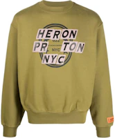 Heron Preston Graphic Logo Print Long Sleeve Sweatshirt Olive Green Men’s HMBA020F22JER0085501 Heron Preston Graphic Logo Print Long Sleeve Sweatshirt Olive Green Men’s HMBA020F22JER0085501