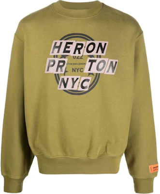 Heron Preston Graphic Logo Print Long Sleeve Sweatshirt Olive Green Men’s HMBA020F22JER0085501 Buy Heron Preston Graphic Logo Print Long Sleeve Sweatshirt Olive Green Men’s HMBA020F22JER0085501
