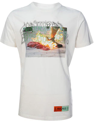 Heron Preston Graphic Print White Short Sleeve T-Shirt HMAA004S20914037-0188 Buy Heron Preston Graphic Print White Short Sleeve T-Shirt HMAA004S20914037-0188