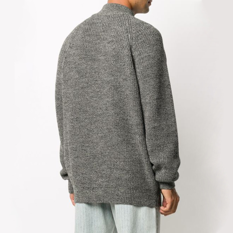 Shop 헤론 프레스톤 그레이 터틀넥 스웨터 HMHF001F20KNI0010900