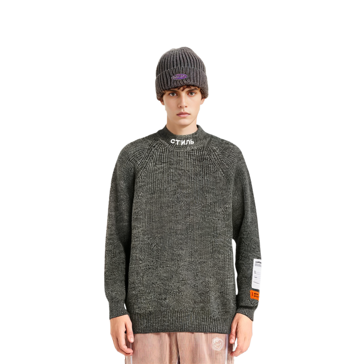 Details for 헤론 프레스톤 그레이 터틀넥 스웨터 HMHF001F20KNI0010900