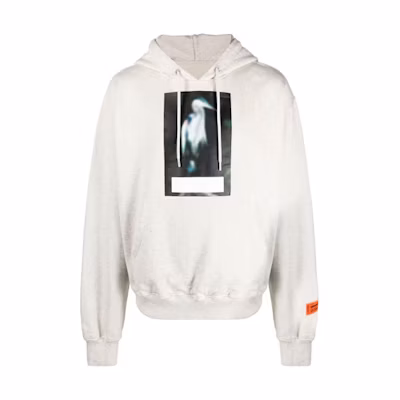 Heron Preston Heron Print Hoodie Grey () HMBB017F21JER009-0805