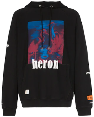 Heron Preston 黑色黑鷺印花連帽衫 男女通用 HMBB001S197570381088 Order Heron Preston 黑色黑鷺印花連帽衫 男女通用 HMBB001S197570381088