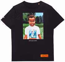 HERON PRESTON Kids Portrait Graphic Tee Black . HMAA011S209140191088 HERON PRESTON Kids Portrait Graphic Tee Black . HMAA011S209140191088