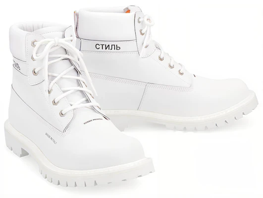 Bottes de Sport à Lacets Heron Preston ''Blanc'' HMIA0010S209300780100 Order Bottes de Sport à Lacets Heron Preston ''Blanc'' HMIA0010S209300780100