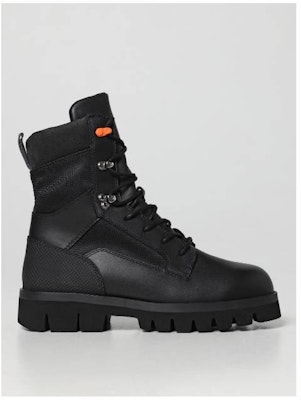 Heron Preston Lace-Up Leather Boots 'Black' HMIE002F22LEA0011010 Lookbook Heron Preston Lace-Up Leather Boots 'Black' HMIE002F22LEA0011010