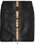 Buy HERON PRESTON Leather Zip Mini Skirt Black HWCC001E186720021019