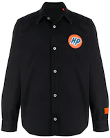 Heron Preston Logo Graphic Solid Jacket Black HMYD001F20DEN00110001000 Heron Preston Logo Graphic Solid Jacket Black HMYD001F20DEN00110001000