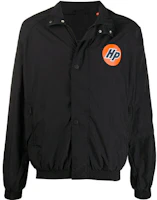 Heron Preston Logo Print Buckle Jacket Black HMEB007F20FAB00110011001 Heron Preston Logo Print Buckle Jacket Black HMEB007F20FAB00110011001