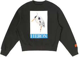 Heron Preston Logo Print Crewneck Long Sleeve Sweatshirt Black HMBA020F23JER0041046 Heron Preston Logo Print Crewneck Long Sleeve Sweatshirt Black HMBA020F23JER0041046