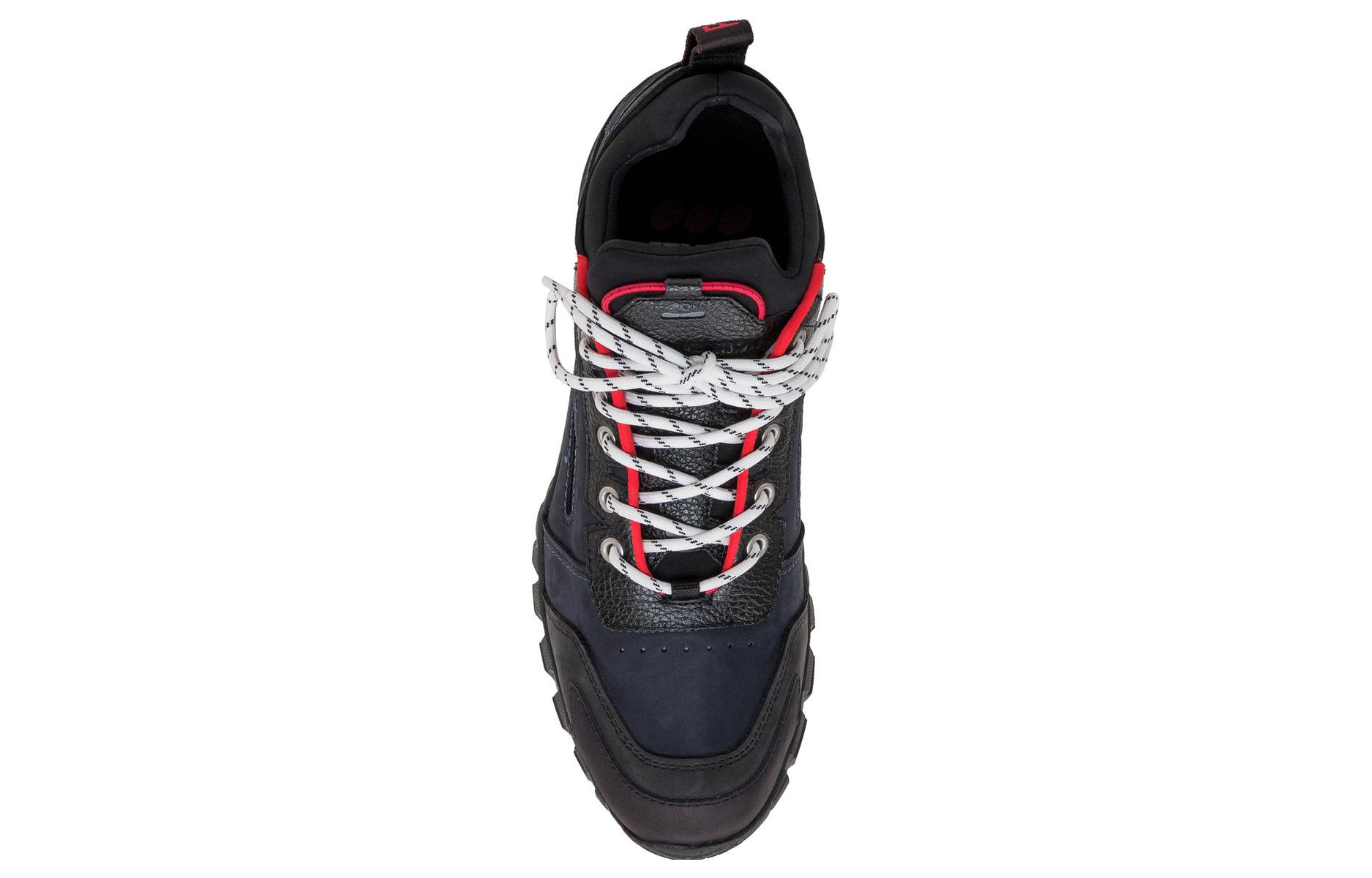 Shop Heron Preston Baskets Basses ''Cuir Bleu'' HMIA007F198450251000Blue