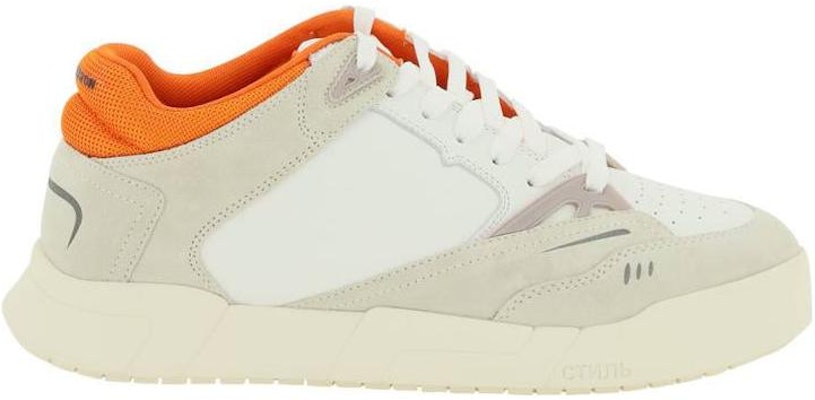 HERON PRESTON 系帶圓頭 低筒 板鞋 男款 橙白色 Order HERON PRESTON 系帶圓頭 低筒 板鞋 男款 橙白色