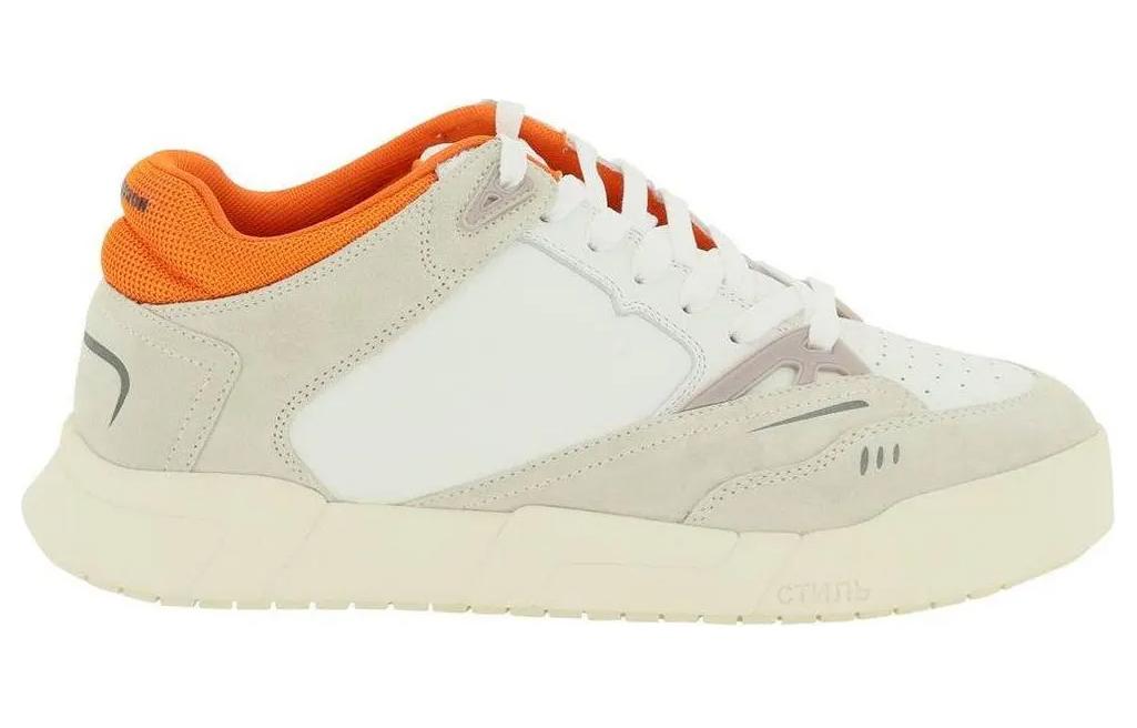 Order Heron Preston Baskets Basses ''Orange Blanc'' HMIA025F22LEA0012001