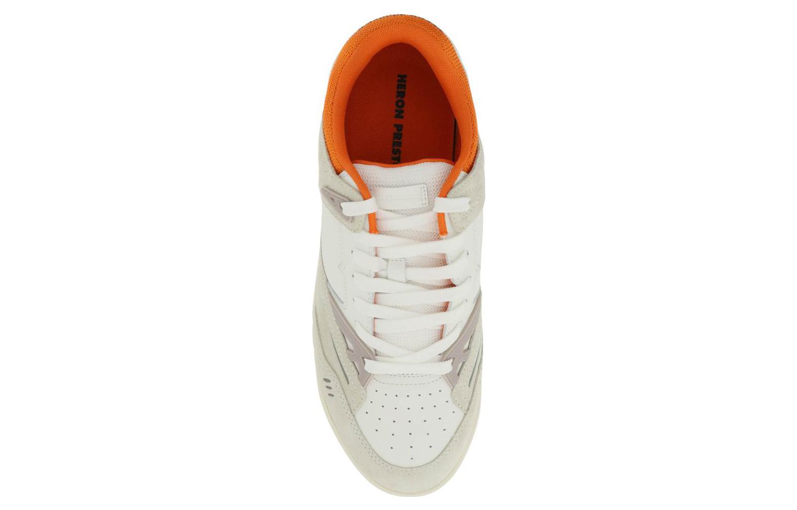 Lookbook Heron Preston Baskets Basses ''Orange Blanc'' HMIA025F22LEA0012001
