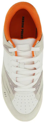 Heron Preston Baskets Basses ''Orange Blanc'' HMIA025F22LEA0012001 Lookbook Heron Preston Baskets Basses ''Orange Blanc'' HMIA025F22LEA0012001