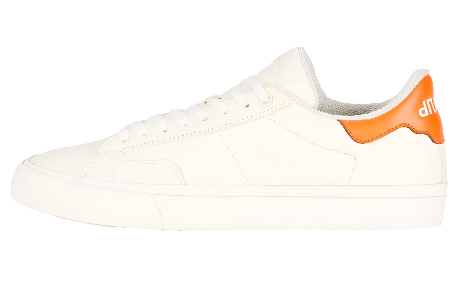 Heron Preston Low Top Leather Sneaker 'White Orange' HMIA017S22LEA0010120