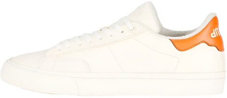 Heron Preston Low Top Leather Sneaker 'White Orange' HMIA017S22LEA0010120 Heron Preston Low Top Leather Sneaker 'White Orange' HMIA017S22LEA0010120