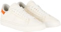 Order Heron Preston Low Top Kulit Sneaker 'Putih Oren' HMIA017S22LEA0010120
