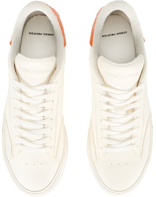 Heron Preston Low Top Leather Sneaker 'White Orange' HMIA017S22LEA0010120 Lookbook Heron Preston Low Top Leather Sneaker 'White Orange' HMIA017S22LEA0010120