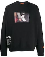 HERON PRESTON NASA Graphic Cotton Crewneck Sweatshirt Black Men’s HMBA003F198080191088 HERON PRESTON NASA Graphic Cotton Crewneck Sweatshirt Black Men’s HMBA003F198080191088