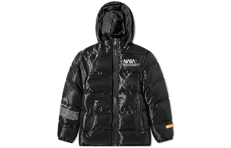 HERON PRESTON NASA Space Jacket Puffer - Unisex Stylish Warm Down Jacket HMED003F197830181088