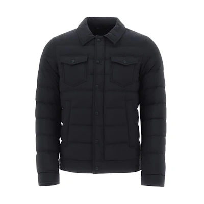 Heron Preston Navy Blue Denim Jacket Men’s Long Sleeve Casual Outerwear PI011ULE192889200