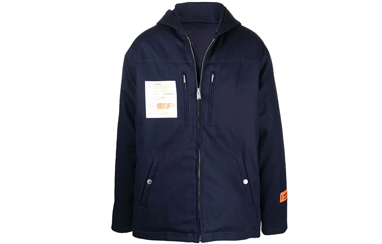 Heron Preston Patch Label Hooded Jacket HMEA070F21FAB0024500