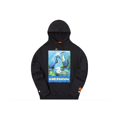 Heron Preston Permanent Black Unisex Hoodie HMBB004F198080010488