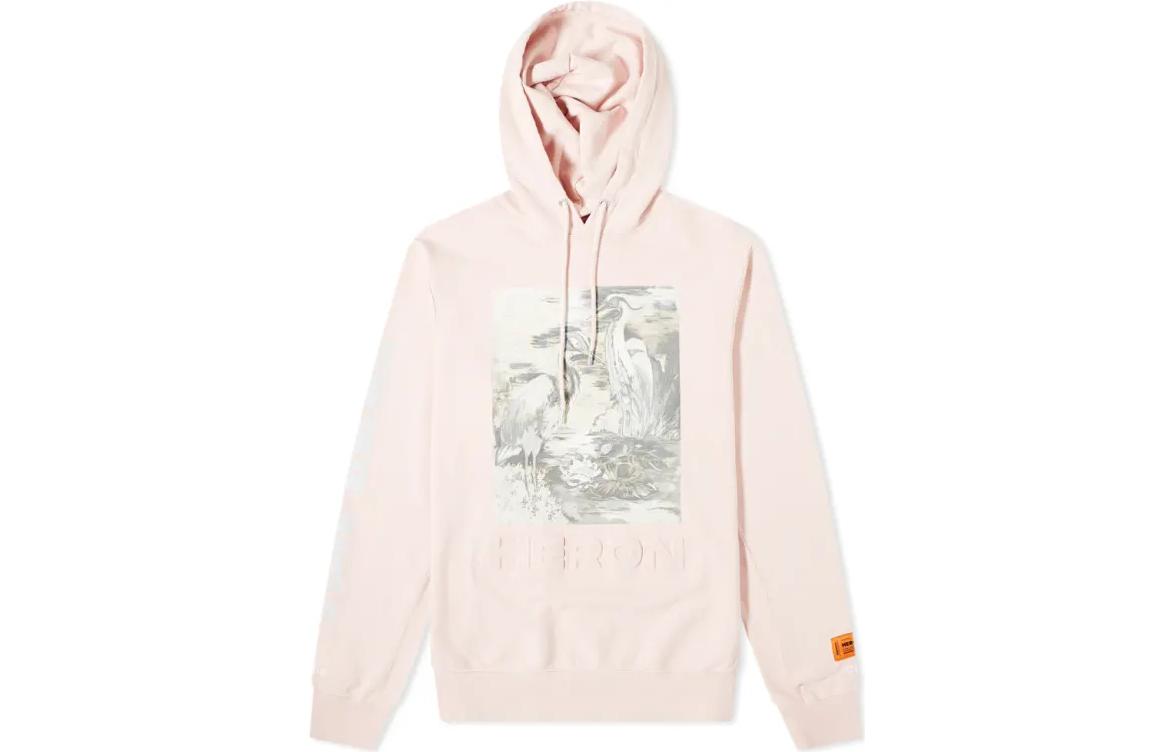 Heron Preston Pink Hoodie with Graphic Print Long Sleeves Casual Wear HMBB007S208960222788