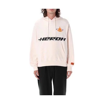 Heron Preston Pink Letter Print Hoodie Long Sleeve Pullover HMBB024F23JER0043010